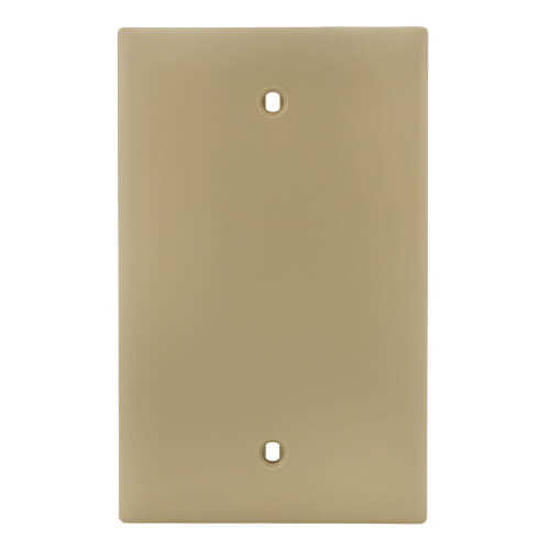 Main product image of 1-Gang Blank Wall Plate, Box Mounted - Ivory
