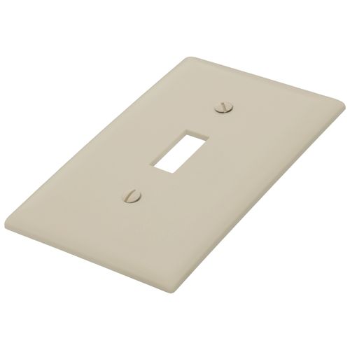 Main product image of 1-Gang Toggle Switch Wall Plate - Ivory