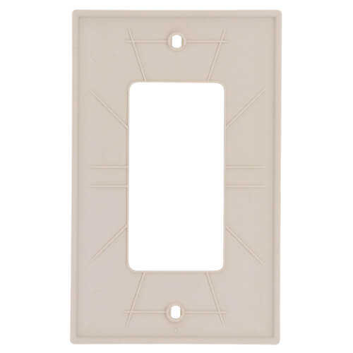 Main product image of 1-Gang Decorator Switch Wall Plate - Light Almond