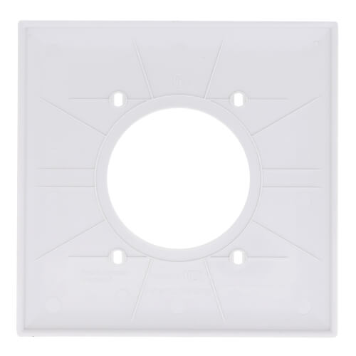 Main product image of 2-Gang Electrical Wall Plate, Power Outlet Receptacle (White)