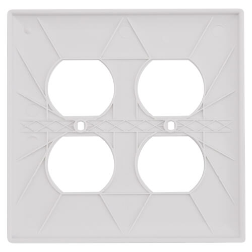 TP82W Pass & Seymour TP82W 2Gang Duplex Receptacle Wall Plate White