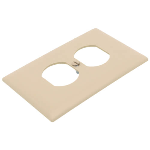 Main product image of 1-Gang Duplex Receptacle Wall Plate - Ivory