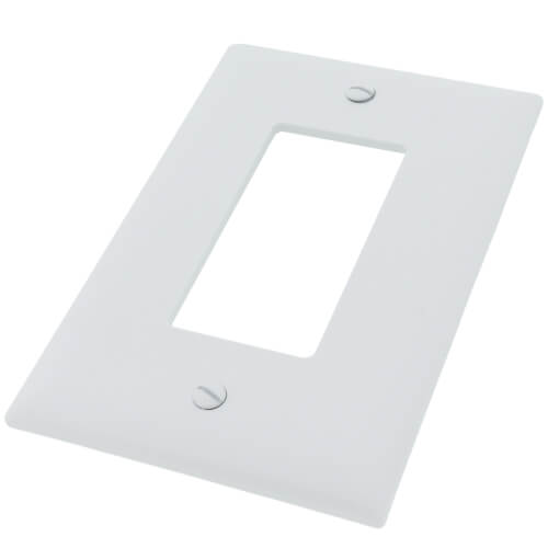 Main product image of 1-Gang Decorator Switch Jumbo Wall Plate - White
