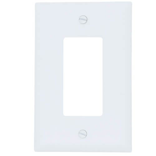 Main product image of 1-Gang Decorator Switch Jumbo Wall Plate - White