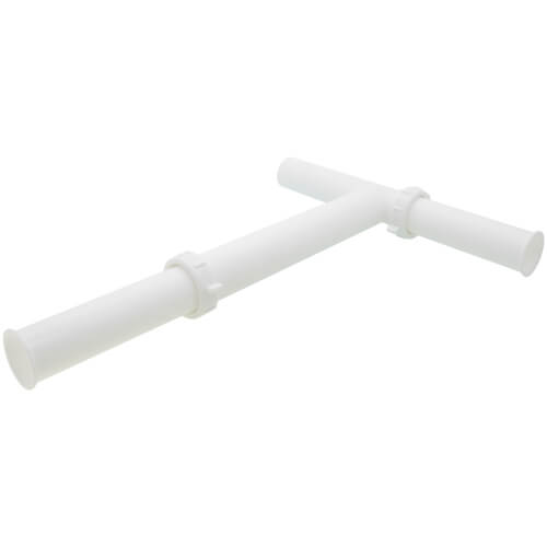 Main product image of 1-1/2" White Plastic Direct Connect Disposer Kit with 16" Adjustable Arm
