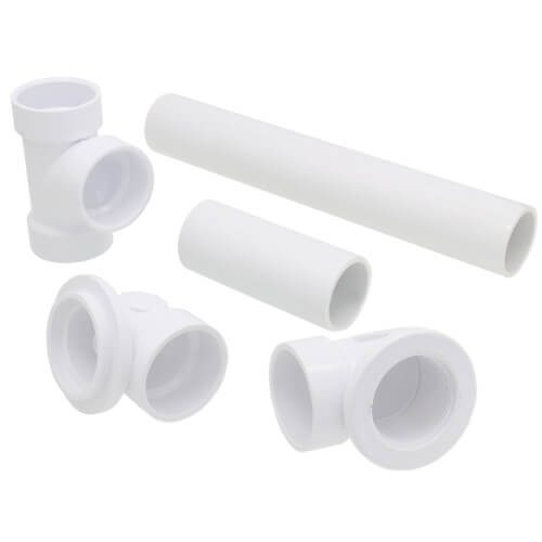 Main product image of Standard Bath Waste & 1-Hole Overflow Full Kit (PVC)