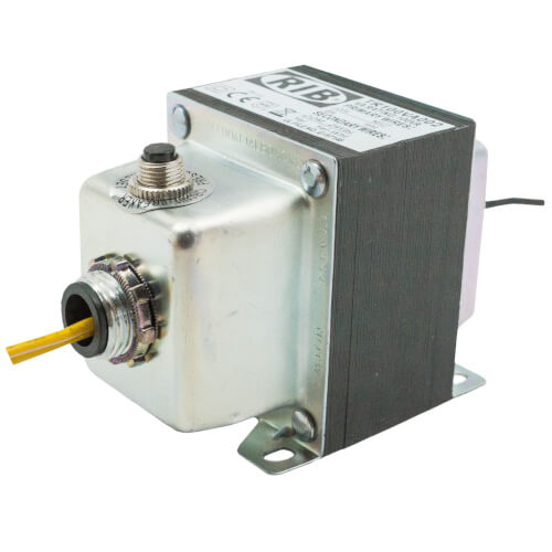 Main product image of Transformer w/ Circuit Breaker, Foot & Dual Threaded Hub Mount, 100VA, 120 to 24 Vac