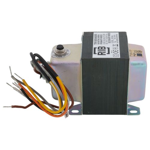 Main product image of Transformer, 96VA, 480/277/240/120 to 24 Vac, Circuit Breaker, Foot and Single Threaded Hub Mount