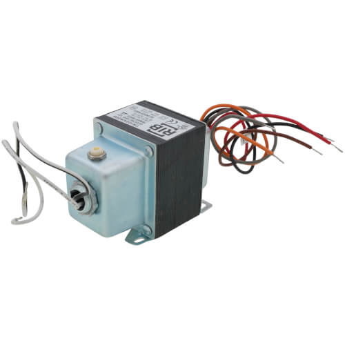 Main product image of Transformer, 100 VA, 480/277/240/208 to 120 Vac, Circuit Breaker, Foot and Dual Threaded Hub Mount