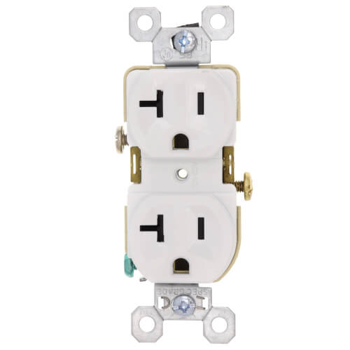 TR20W - Pass & Seymour TR20W - Tamper-Resistant Commercial Grade Duplex ...