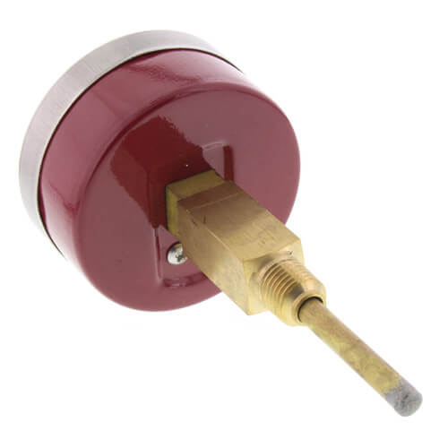 Main product image of 1/4" NPT, 2.5" Face, Temperature & Pressure Gauge (Tridicator), 3-3/8" Well