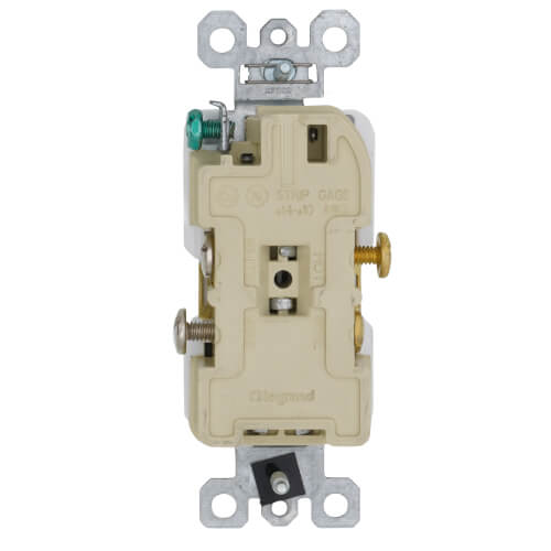 Main product image of Tamper-Resistant Decorator Spec Grade, Side Wired Receptacle, 20A -  White (125V)