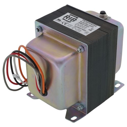Main product image of Transformer, 300VA, 480/240/208/120 to 24 Vac, Circuit Breaker, Foot Mount, Dual End-Bell Openings