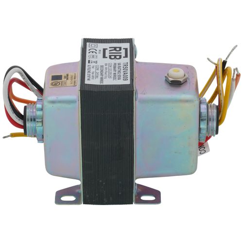Main product image of Transformer, 50VA, 240/208/120 to 24 Vac, Circuit Breaker, Foot and Dual Threaded Hub Mount