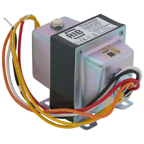 Main product image of Transformer, 50VA, 240/208/120 to 24 Vac, Circuit Breaker, Foot and Dual Threaded Hub Mount
