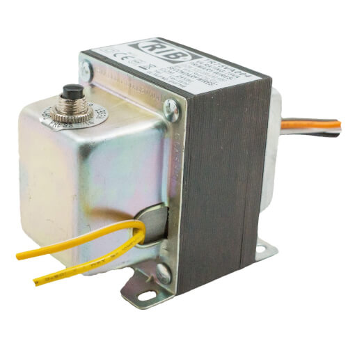 Main product image of Transformer w/ Circuit Breaker, Foot/Single Threaded Hub Mount, Side Opening, 75VA, 480/240/208/120-24 Vac