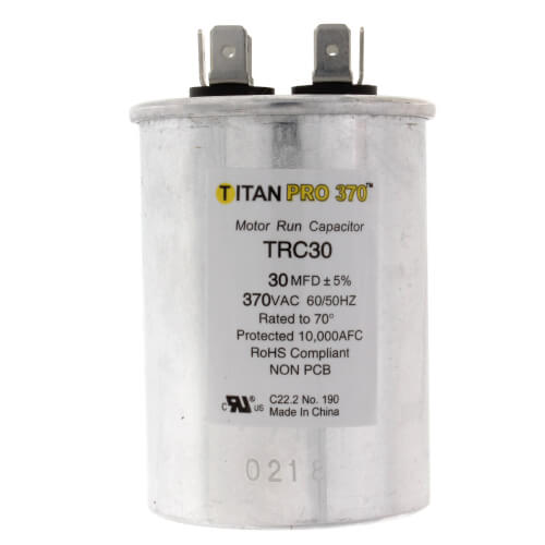 30 MFD Round Motor Run Capacitor (370V)