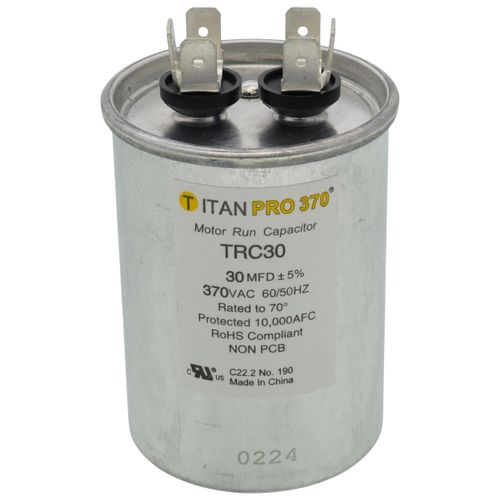 Main product image of 30 MFD Round Motor Run Capacitor (370V)