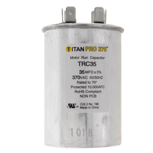 Main product image of 35 MFD Round Motor Run Capacitor (370V)
