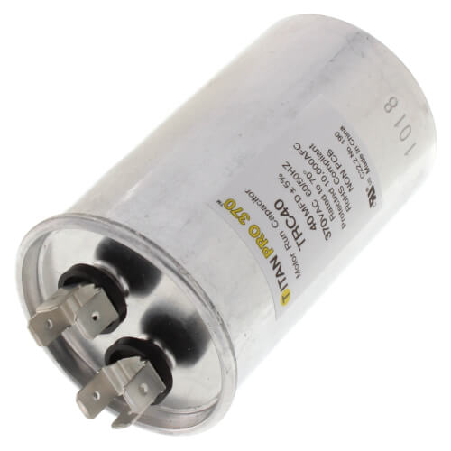 40 MFD Round Motor Run Capacitor (370V)