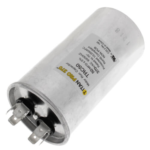 50 MFD Round Motor Run Capacitor (370V)