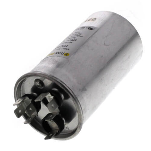 Main product image of 30/5 MFD Round Dual Motor Run Capacitor (370V)