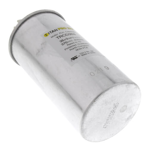Main product image of 35/3 MFD Round Dual Motor Run Capacitor (370V)