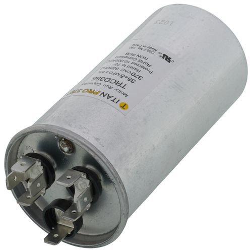Main product image of 35/5 MFD Round Dual Motor Run Capacitor (370V)