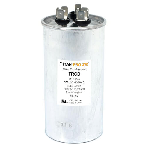 Main product image of 40/3 MFD Round Dual Motor Run Capacitor (370V)