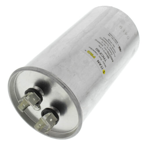 Main product image of 80 MFD Round Motor Run Capacitor (440/370V)