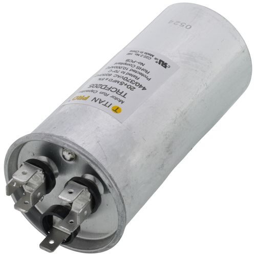 Main product image of 20/5 MFD Round Dual Motor Run Capacitor (440/370V)