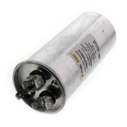 Main product image of 25/15 MFD Round Dual Motor Run Capacitor (440/370V)