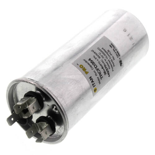 Main product image of 35/4 MFD Round Dual Motor Run Capacitor (440/370V)