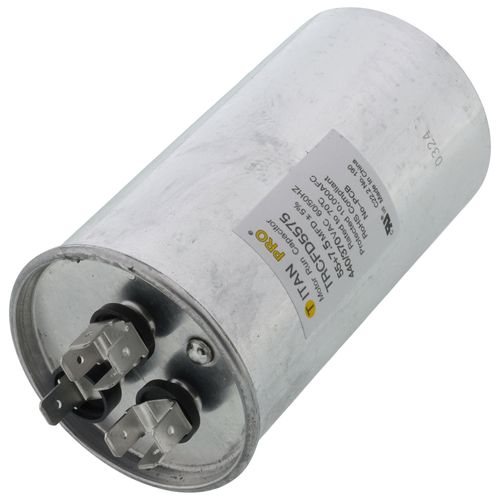 Main product image of 55/7.5 MFD Round Dual Motor Run Capacitor (440/370V)