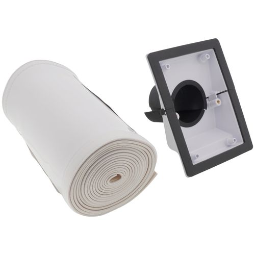Main product image of PRO-SYSTEM RETROFIT KIT - White Titan Retrofit Outlet and 6ft E-Flex Guard for 1" Wall Insulation