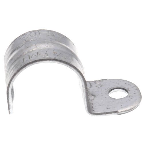 Main product image of 3/4" One Hole Steel EMT Snap-On Strap