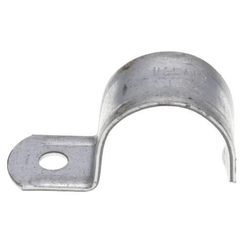 Main product image of 1-1/2" One Hole Steel EMT Snap-On Strap