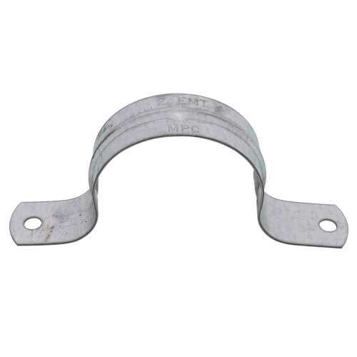 Main product image of 2" Two Hole Steel EMT Snap-On Strap