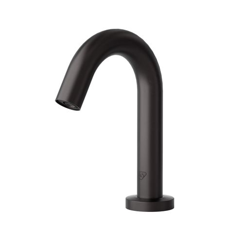 Main product image of WaveCrest Electronic Gooseneck 1 Hole Sensor Faucet, Deck Mount, 0.5 GPM (Matte Black), ECW-3150-MB