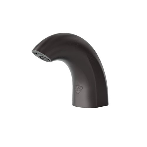 Main product image of WaveCrest 1 Hole Compact Cast Spout Electronic Sensor Faucet, Deck Mount, 0.5 GPM (Matte Black), ECW-3158-MB