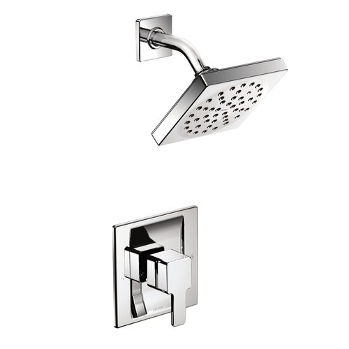 Main product image of 90 Degree Chrome Eco-performance Shower Trim w/ IPS M-pact Posi-temp Valve w/ Stops, MOETS2712EP2590L