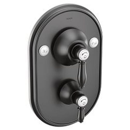 Main product image of Weymouth Matte Black Posi-Temp w/ Diverter Tub/Shower Valve Only, TS32100BL