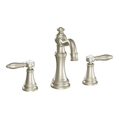 Main product image of Weymouth Two Handle High Arc Bathroom Faucet (Brushed Nickel), TS42108BN