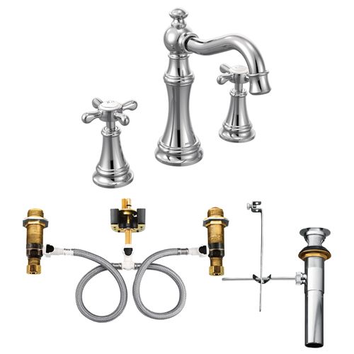 TS42114-9000-L - Moen TS42114-9000-L - Weymouth Chrome 2 Handle High ...