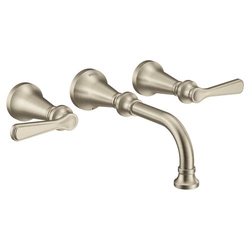 Main product image of Colinet 2 Handle Wall Mount Bathroom Faucet, TS44104BN (Brushed Nickel)