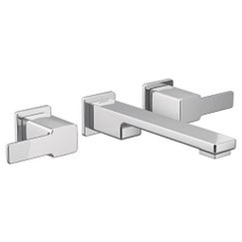 Main product image of 90 Degree 2 Handle Wall Mount Bathroom Faucet (Chrome), TS6731