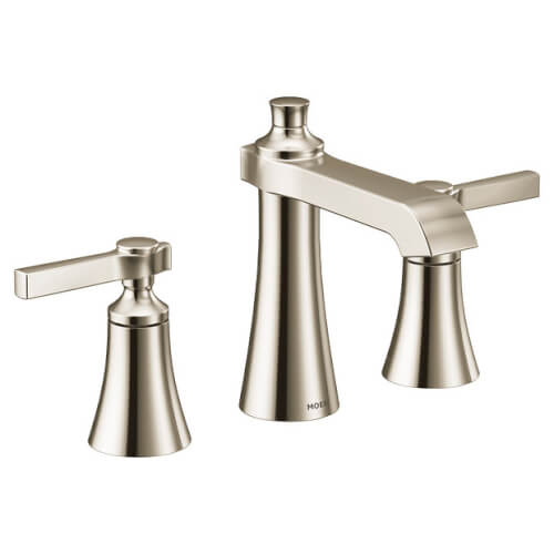 Main product image of Flara Two Handle High Arc Bathroom Faucet (Polished Nickel), TS6984NL