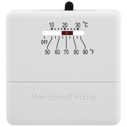Main product image of T812, Heat Only, Square Thermostat, w/ Pos Off Switch, TS812A1007
