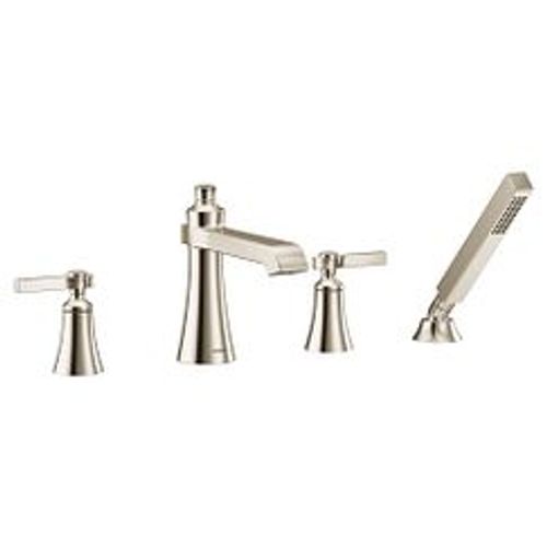 Main product image of Flara 2 Handle Roman Tub Faucet (Polished Nickel), TS928NL
