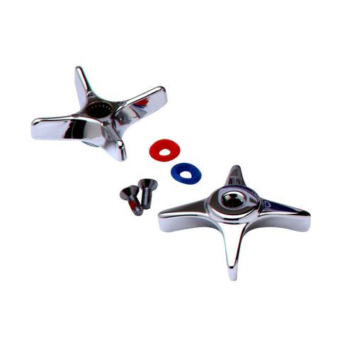 Main product image of Parts Kit, Four-Arm Kitchen Handle (Chrome Plated), B-19K